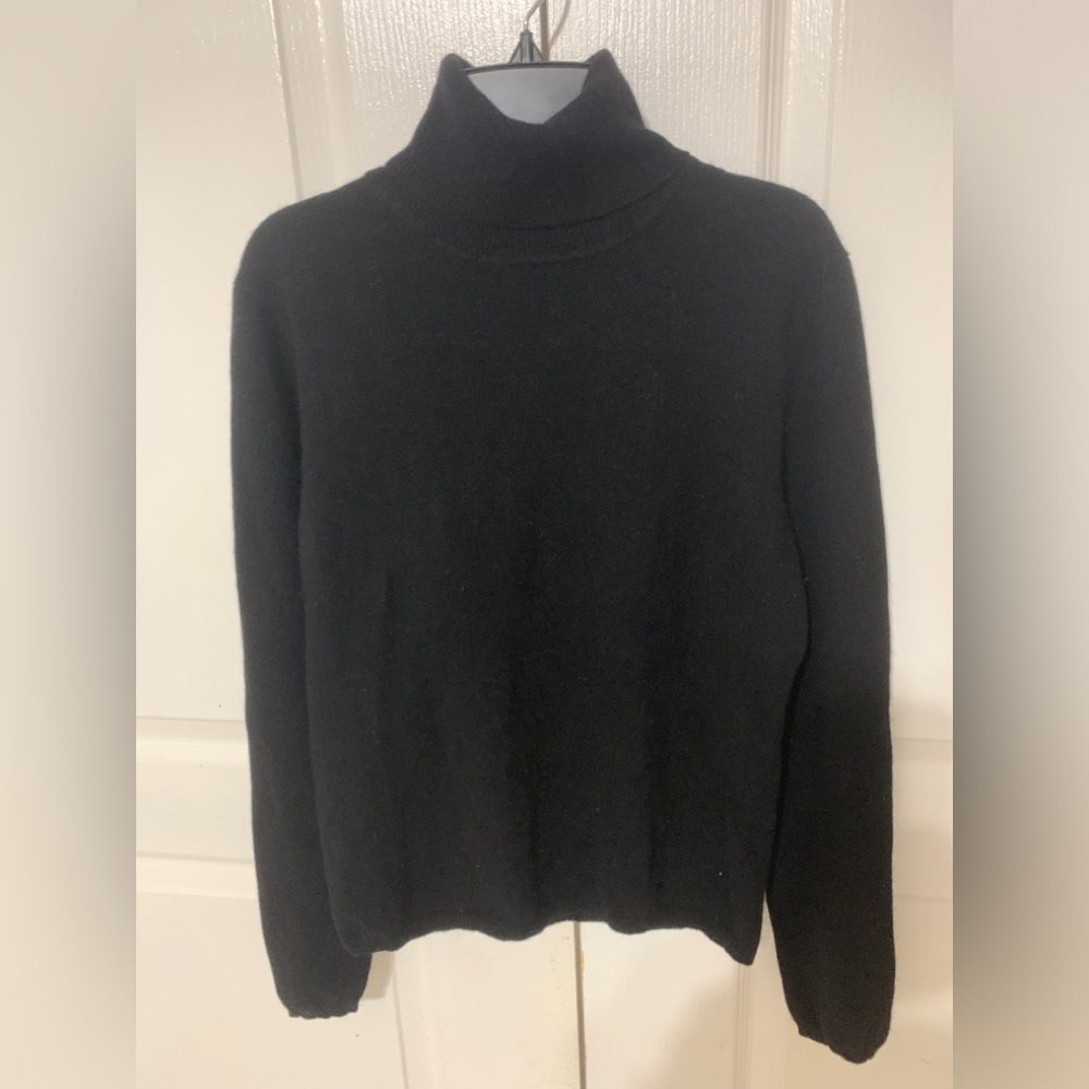 Black Turtleneck Sweater